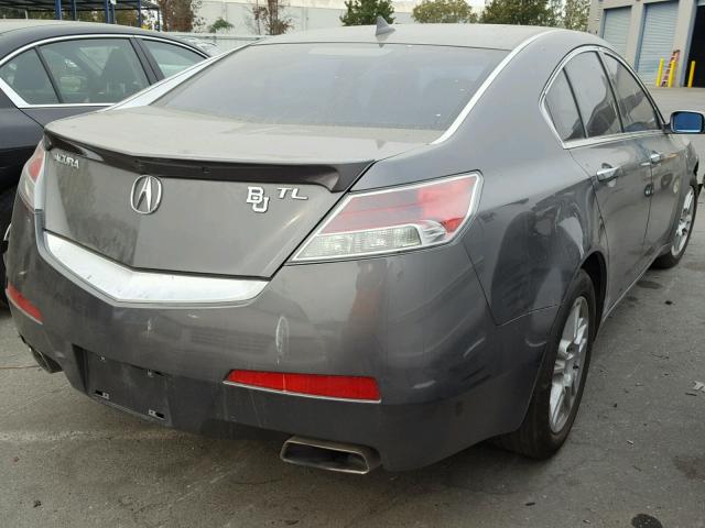 19UUA86569A023873 - 2009 ACURA TL GRAY photo 4