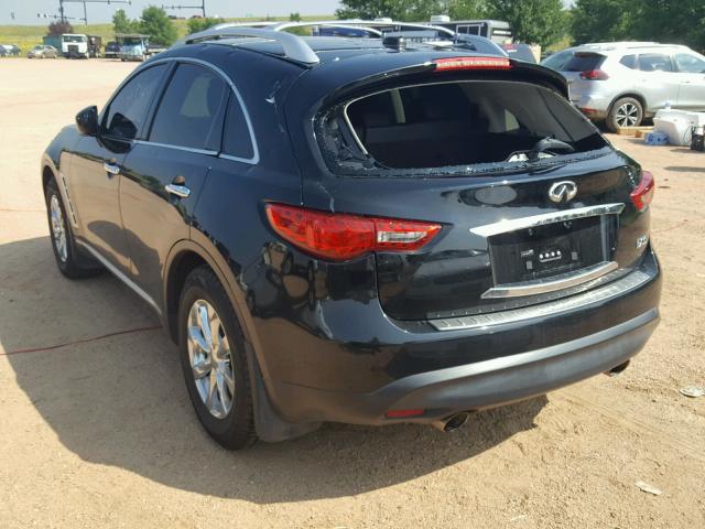 JN8AS1MW6AM851155 - 2010 INFINITI FX35 BLACK photo 3