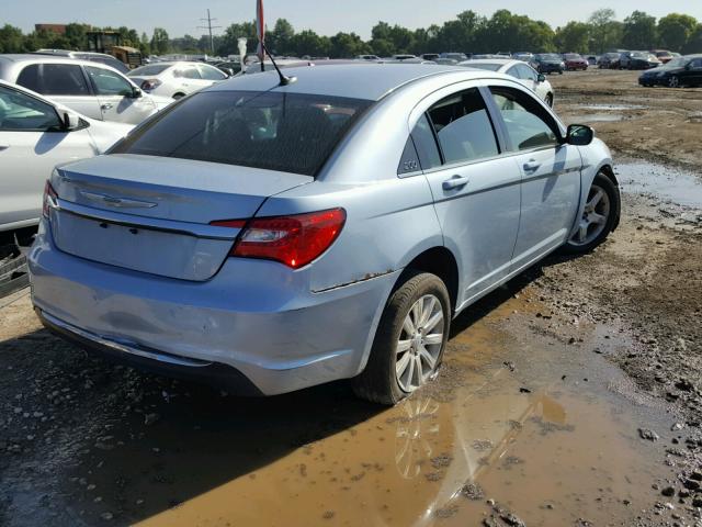 1C3CCBBB0DN550696 - 2013 CHRYSLER 200 TOURIN SILVER photo 4