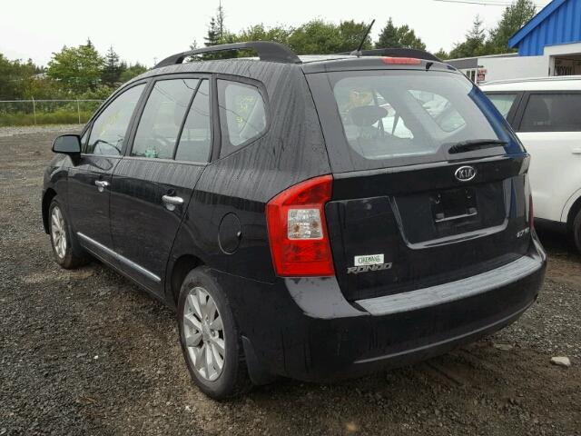 KNAHH8A67A7302114 - 2010 KIA RONDO EX BLACK photo 3