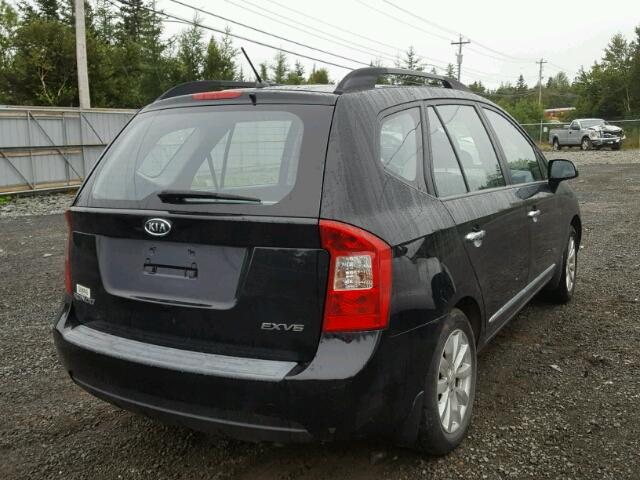 KNAHH8A67A7302114 - 2010 KIA RONDO EX BLACK photo 4