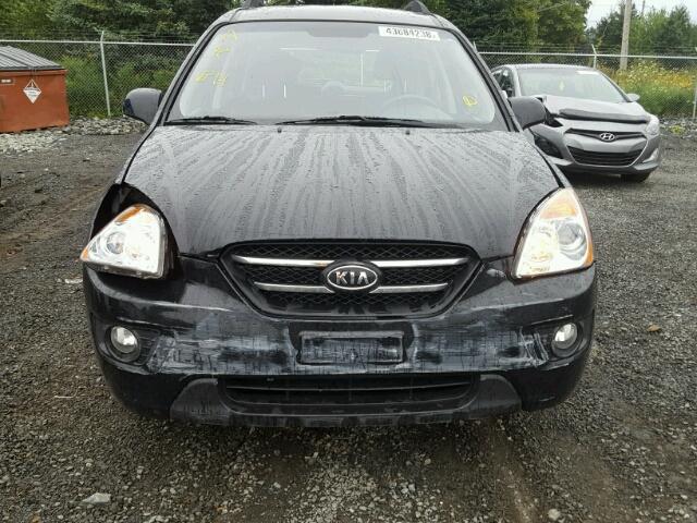 KNAHH8A67A7302114 - 2010 KIA RONDO EX BLACK photo 9