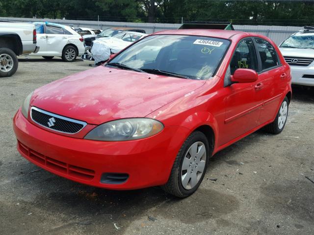 KL5JD66ZX7K594456 - 2007 SUZUKI RENO BASE RED photo 2