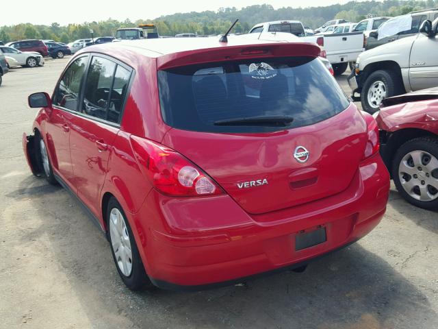 3N1BC1CP6CK281011 - 2012 NISSAN VERSA RED photo 3