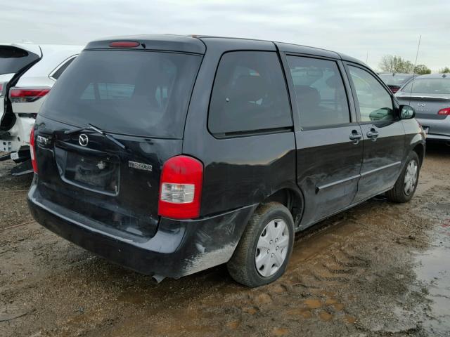 JM3LW28G010199942 - 2001 MAZDA MPV WAGON BLACK photo 4