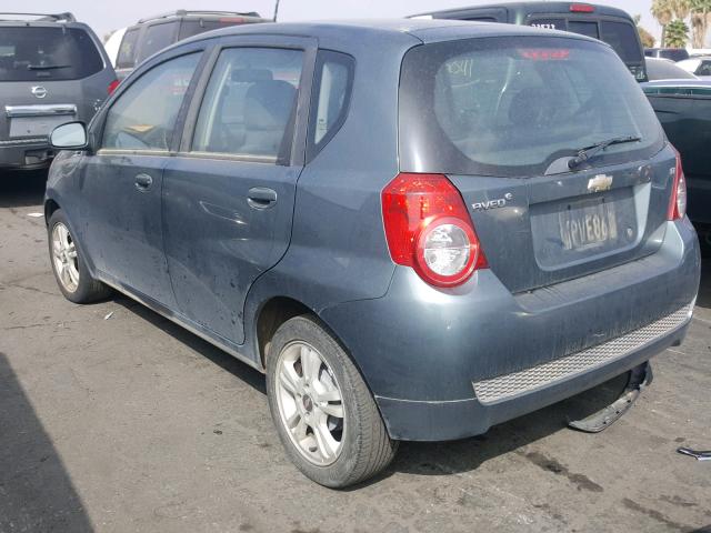 KL1TD6DE4AB133917 - 2010 CHEVROLET AVEO LS GREEN photo 3