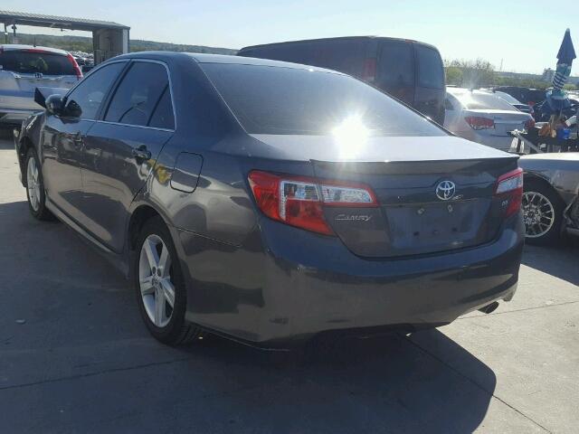 4T1BF1FK3EU364916 - 2014 TOYOTA CAMRY L GRAY photo 3