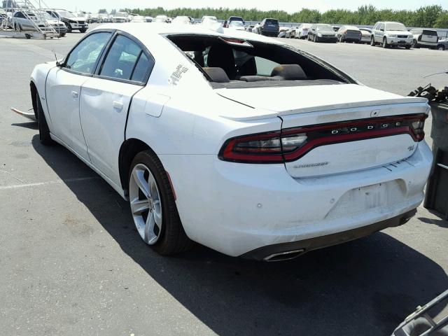 2C3CDXCT1JH156050 - 2018 DODGE CHARGER R/ WHITE photo 3