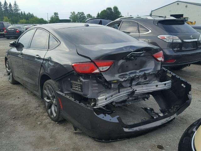 1C3CCCBG9FN707260 - 2015 CHRYSLER 200 S 灰色 照片 3