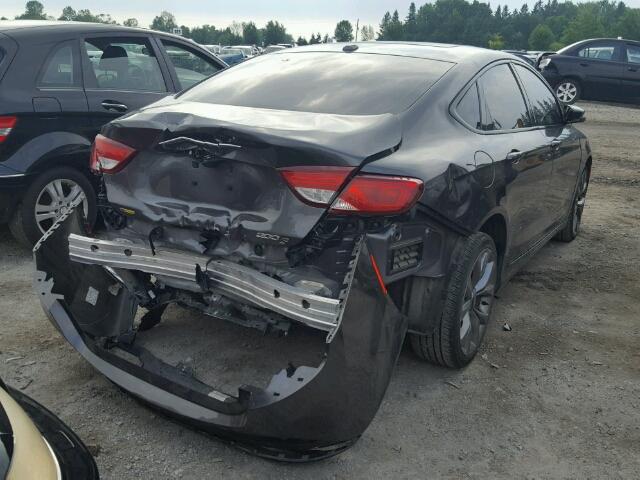 1C3CCCBG9FN707260 - 2015 CHRYSLER 200 S 灰色 照片 4