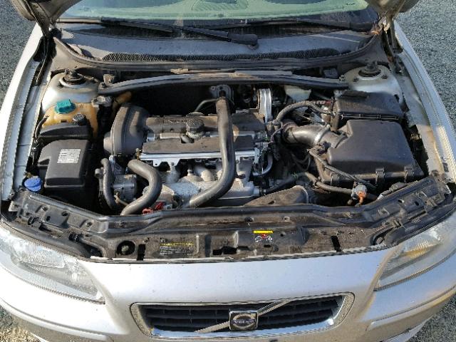 YV1RS592582681818 - 2008 VOLVO S60 2.5T SILVER photo 7