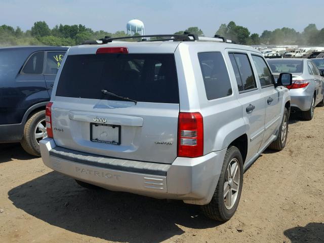 1J8FF48W77D286210 - 2007 JEEP PATRIOT LI SILVER photo 4