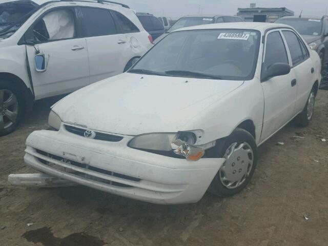 1NXBR12E0XZ152551 - 1999 TOYOTA COROLLA VE WHITE photo 2