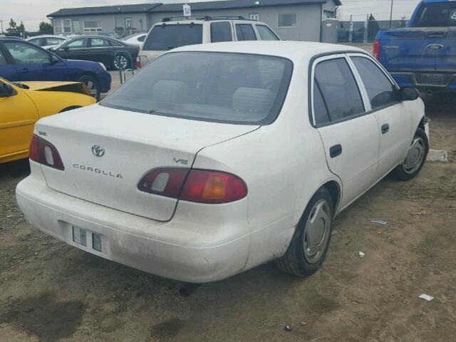 1NXBR12E0XZ152551 - 1999 TOYOTA COROLLA VE WHITE photo 4