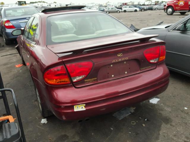 1G3NL52E62C179939 - 2002 OLDSMOBILE ALERO RED photo 3