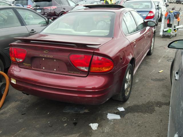 1G3NL52E62C179939 - 2002 OLDSMOBILE ALERO RED photo 4