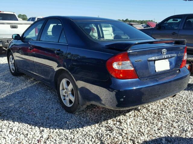 JTDBF32K220022057 - 2002 TOYOTA CAMRY LE 蓝色 照片 3