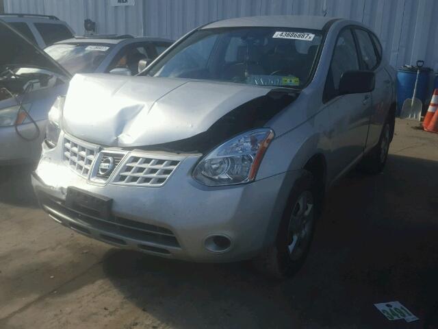 JN8AS58V39W187065 - 2009 NISSAN ROGUE S SILVER photo 2