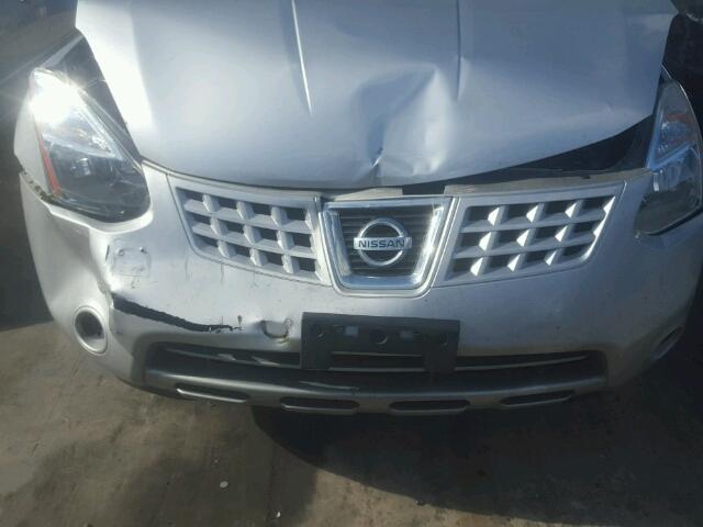 JN8AS58V39W187065 - 2009 NISSAN ROGUE S SILVER photo 7