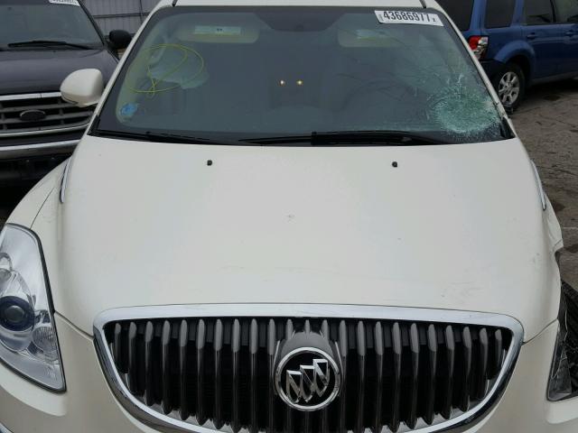 5GAKRCED3CJ361766 - 2012 BUICK ENCLAVE CREAM photo 7