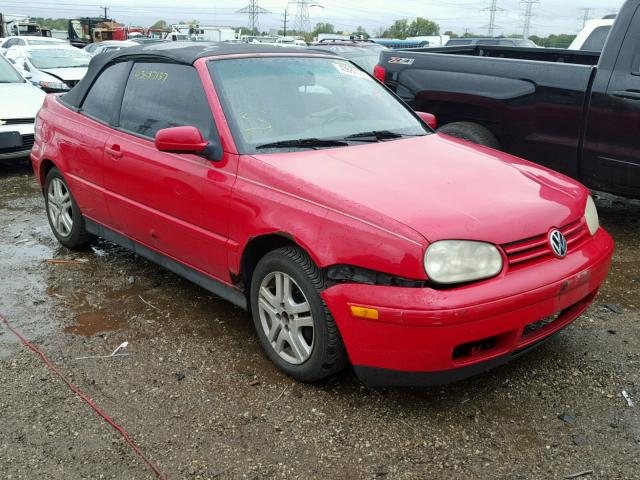 3VWCB61EXXM810194 - 1999 VOLKSWAGEN CABRIO RED photo 1