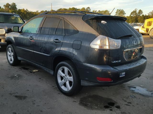 2T2HA31U75C081557 - 2005 LEXUS RX 330 BLACK photo 3