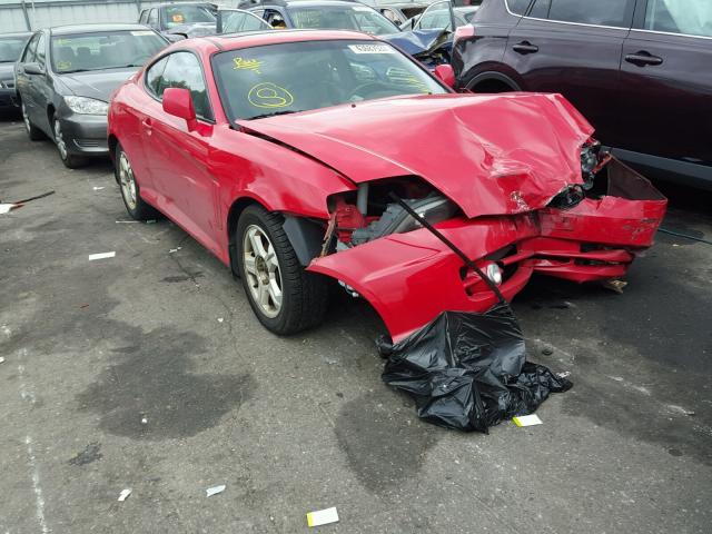 KMHHN65F73U044588 - 2003 HYUNDAI TIBURON GT RED photo 1