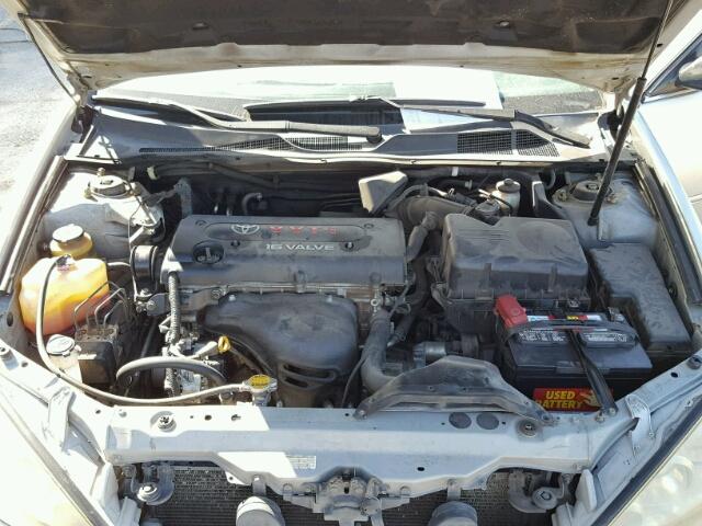 JTDBE32K753034744 - 2005 TOYOTA CAMRY LE SILVER photo 7