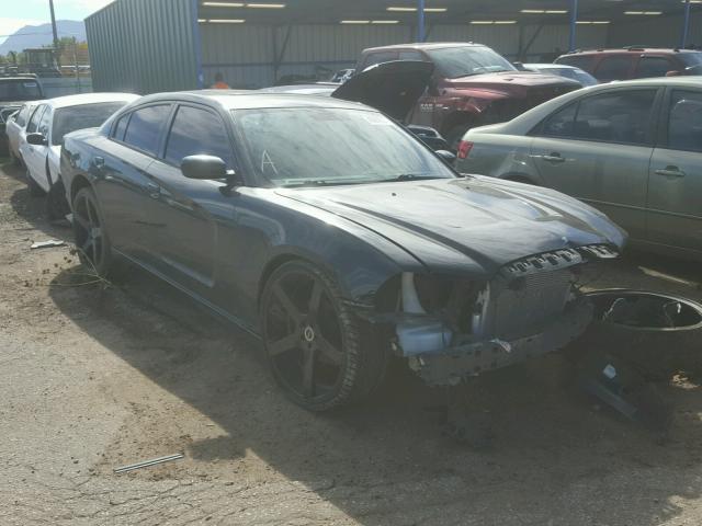 2B3CL3CG9BH509096 - 2011 DODGE CHARGER BLACK photo 1