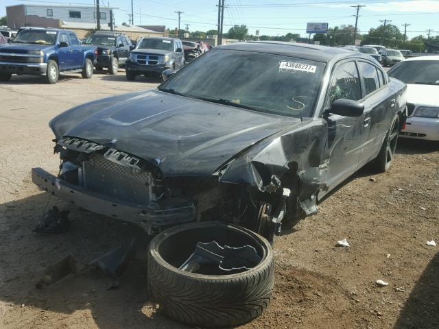 2B3CL3CG9BH509096 - 2011 DODGE CHARGER BLACK photo 2