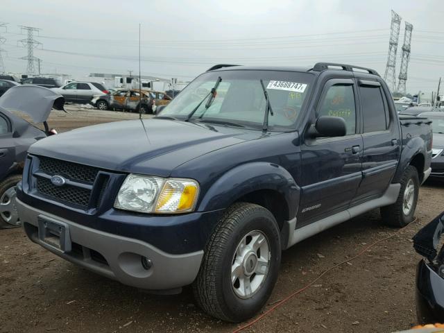 1FMZU67E52UC52334 - 2002 FORD EXPLORER S BLUE photo 2