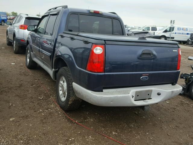 1FMZU67E52UC52334 - 2002 FORD EXPLORER S BLUE photo 3