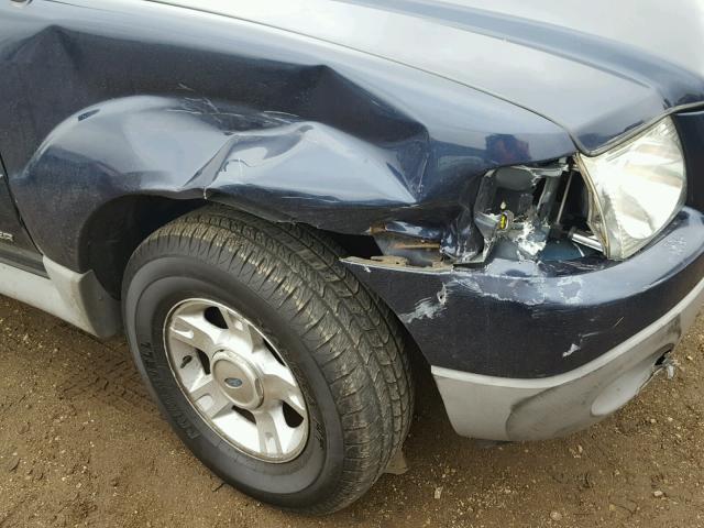 1FMZU67E52UC52334 - 2002 FORD EXPLORER S BLUE photo 9