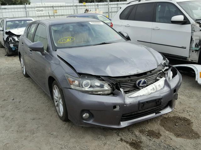 JTHKD5BHXD2129868 - 2013 LEXUS CT GRAY photo 1