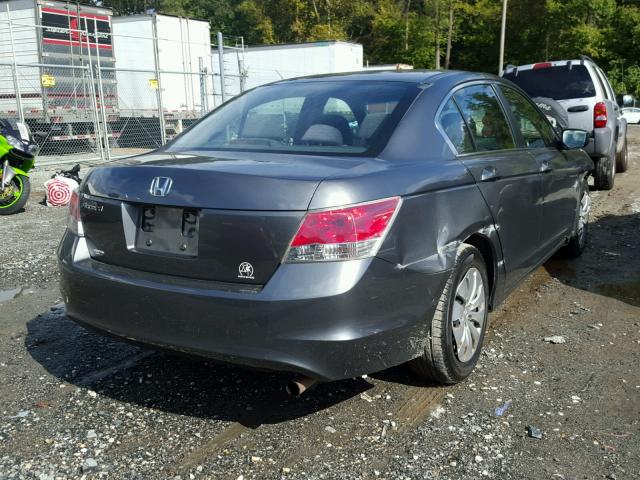 1HGCP263X9A194213 - 2009 HONDA ACCORD LX GRAY photo 4