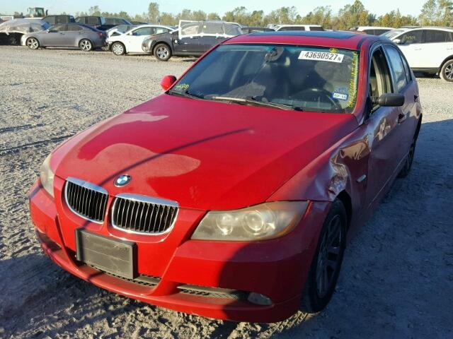 WBAVA33587PG51079 - 2007 BMW 328 I RED photo 2