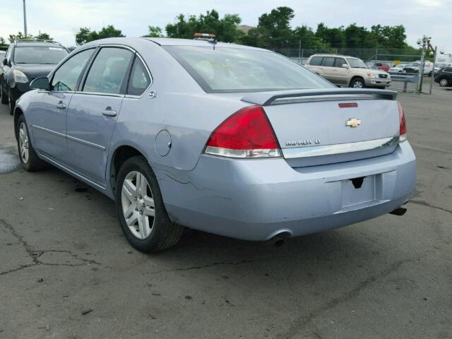 2G1WC581369123620 - 2006 CHEVROLET IMPALA LT BLUE photo 3