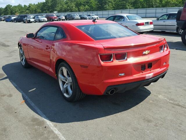 2G1FT1EW9A9204316 - 2010 CHEVROLET CAMARO ORANGE photo 3