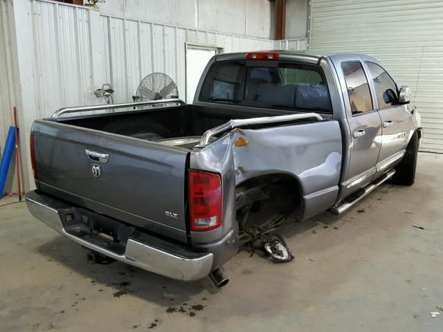 1D7HA18D85J638467 - 2005 DODGE RAM 1500 GRAY photo 4