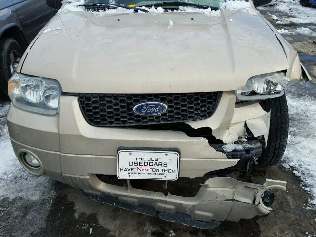 1FMYU03187KA65250 - 2007 FORD ESCAPE XLT TAN photo 7