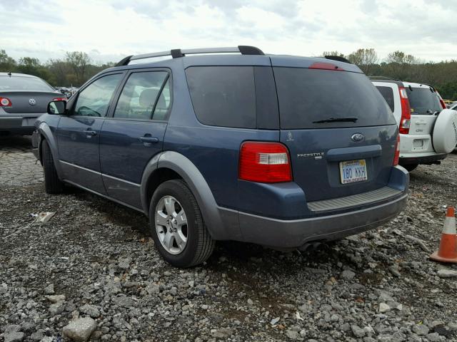 1FMZK05155GA54195 - 2005 FORD FREESTYLE BLUE photo 3