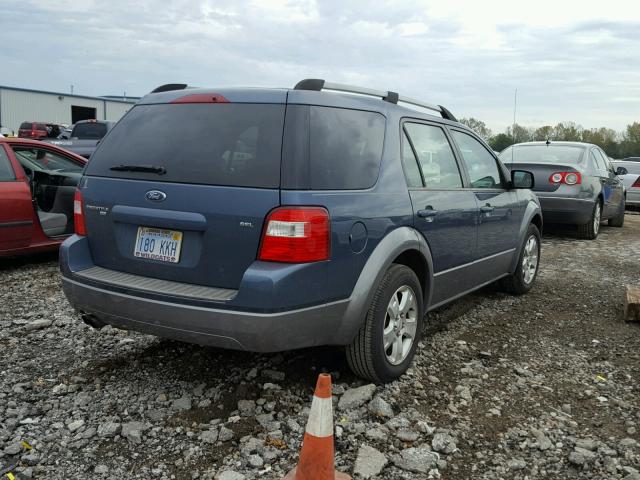 1FMZK05155GA54195 - 2005 FORD FREESTYLE BLUE photo 4