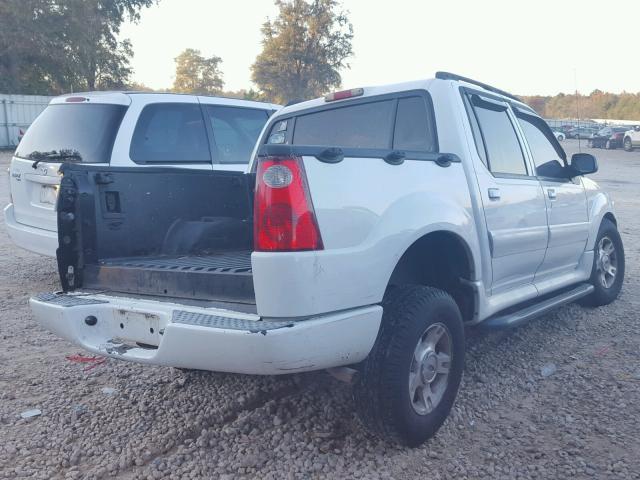 1FMZU67K64UC34787 - 2004 FORD EXPLORER S WHITE photo 4