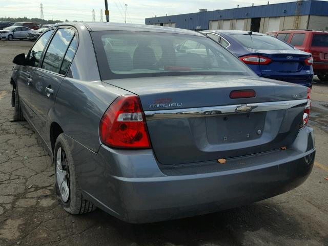 1G1ZS51FX6F256484 - 2006 CHEVROLET MALIBU GRAY photo 3