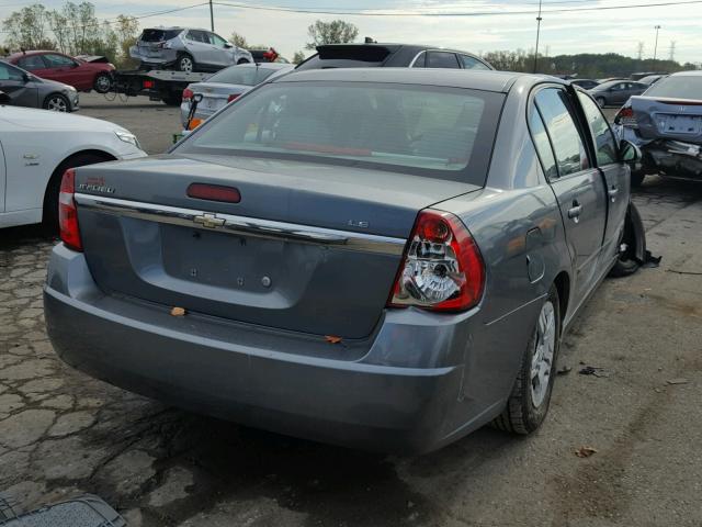 1G1ZS51FX6F256484 - 2006 CHEVROLET MALIBU GRAY photo 4