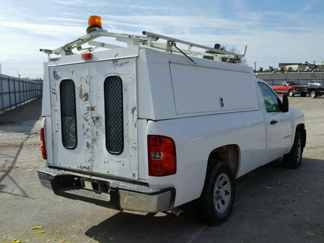 1GCEC14X88Z140556 - 2008 CHEVROLET SILVERADO WHITE photo 4