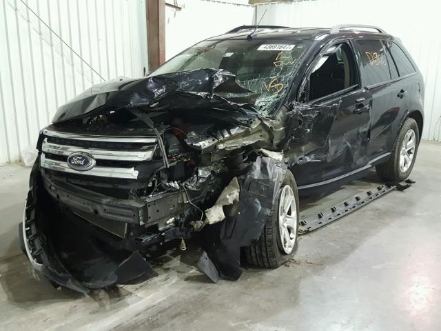 2FMDK3JC5DBE37627 - 2013 FORD EDGE BLACK photo 2