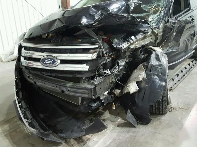 2FMDK3JC5DBE37627 - 2013 FORD EDGE BLACK photo 9