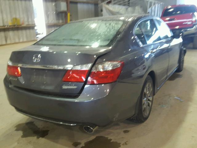 1HGCR2F30FA063118 - 2015 HONDA ACCORD LX GRAY photo 4