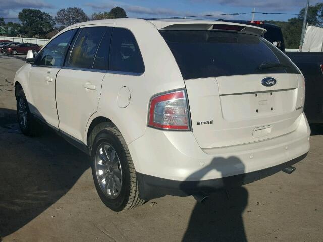 2FMDK39C78BA75200 - 2008 FORD EDGE WHITE photo 3